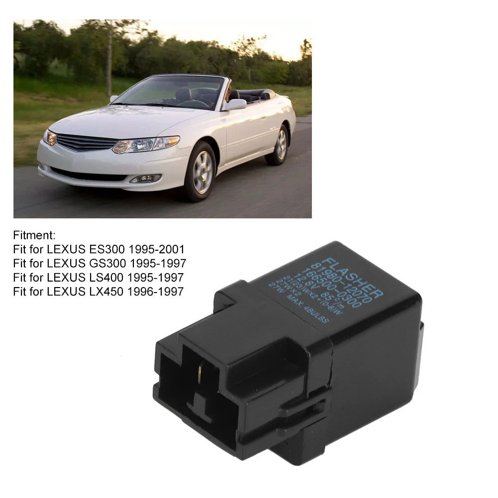 Flasher Relay Turn Signal 81980-12070 Fit For Toyota For Lexus ES300 1995-2001 3 for Toyota 1980-1207 - Automotive LED L