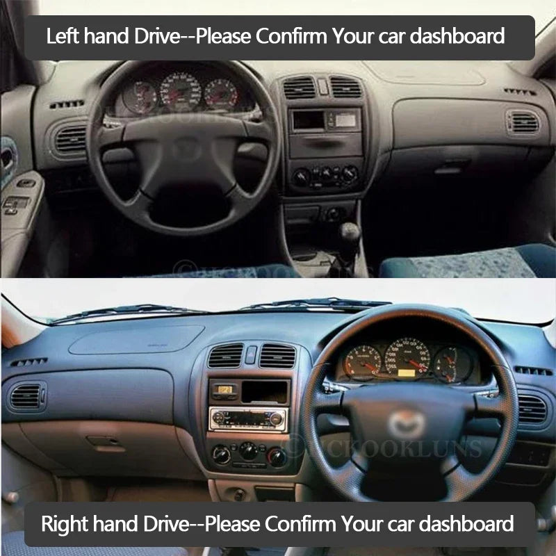 Dashboard Cover Protective Pad for Mazda Family 323 1998~2003 BJ Car Accessories for Mazda 1998-2003 - Automotive LED Li