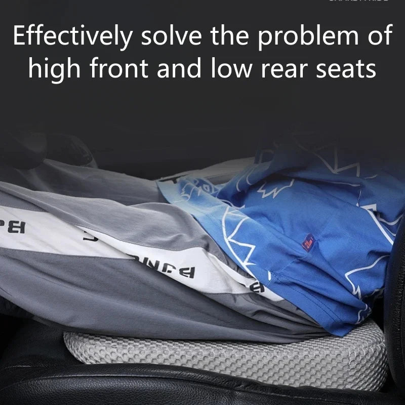 Car Seat Height Pad Thickened Memory Foam Car Seat Cushion for Sedentary Car Drivers Anti-Slip B - Automotive LED Light