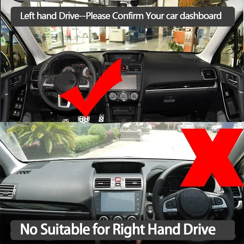 Anti-Slip Dashboard Cover Protective Pad Car Accessories Sunshade Carpet for Sub for Subaru 2013-2018 - Automotive LED L