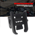 Motorbike Handlebar Mobile Phone Holder GPS Stand Bracket For HONDA VFR750 VFR800 VFR1200/F VFR  - Automotive LED Light