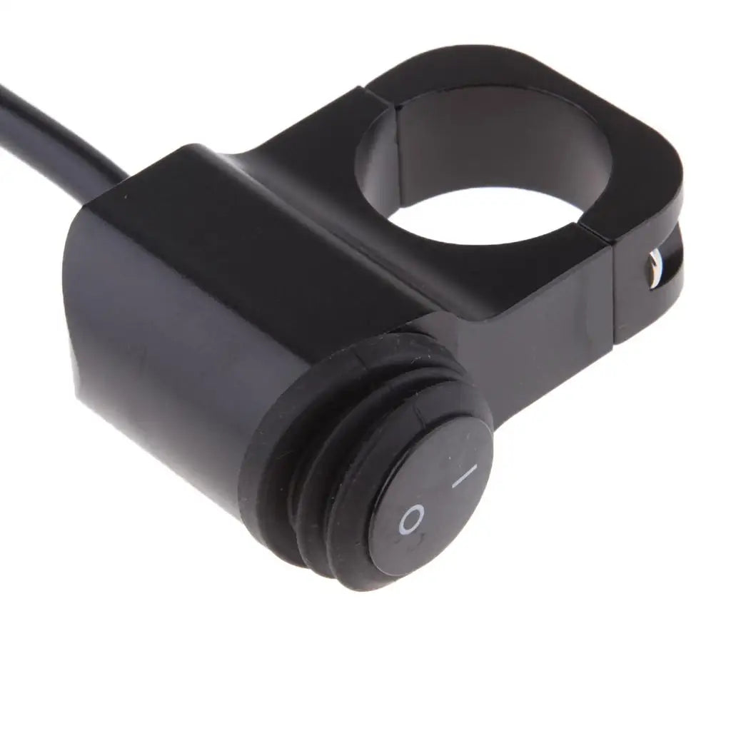 Handlebar Light on Off Switch Electric Control Alloy Waterproof for Universal Motorcycle - Automotive LED Light