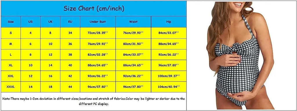 2025 Summer Maternity Swimwear Women Lattice Printed Summer Bikini Swimsuit Maternity Tankinis B - Automotive LED Light