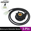 1PC Motorcycle Digital Odometer Sensor Wire Meter 3-Pin Durable Cable Mileage Assembly Instrumen - Automotive LED Light