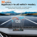 Car HUD Reflective Film Head Up Display System Film OBD II Fuel Consumption Overspeed Display Au - Automotive LED Light