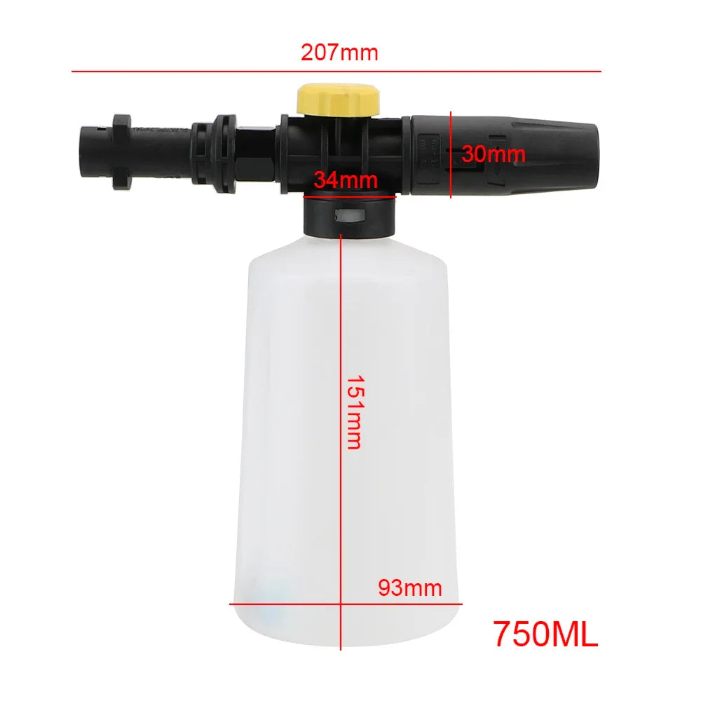 Car Soap Foam Generator For Karcher K2 K3 K4 K5 K6 K7 High Pressure Washers 750M for K2 K7 K6 - Automotive LED Light