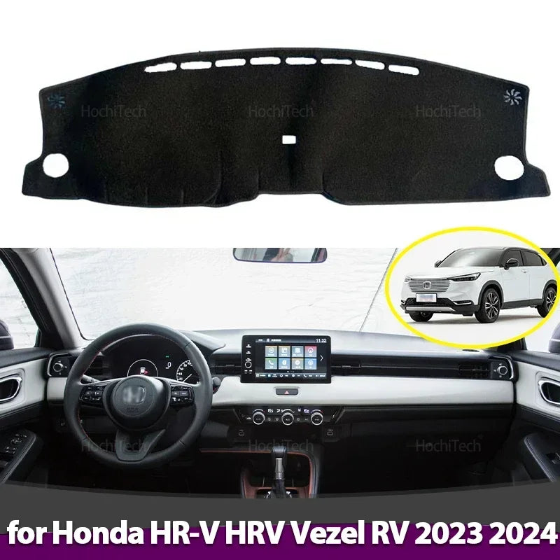 Anti-Slip Dashboard Cover Protective Pad Car Accessories Sunshade Carpet for Honda HR-V HRV Veze - Automotive LED Light