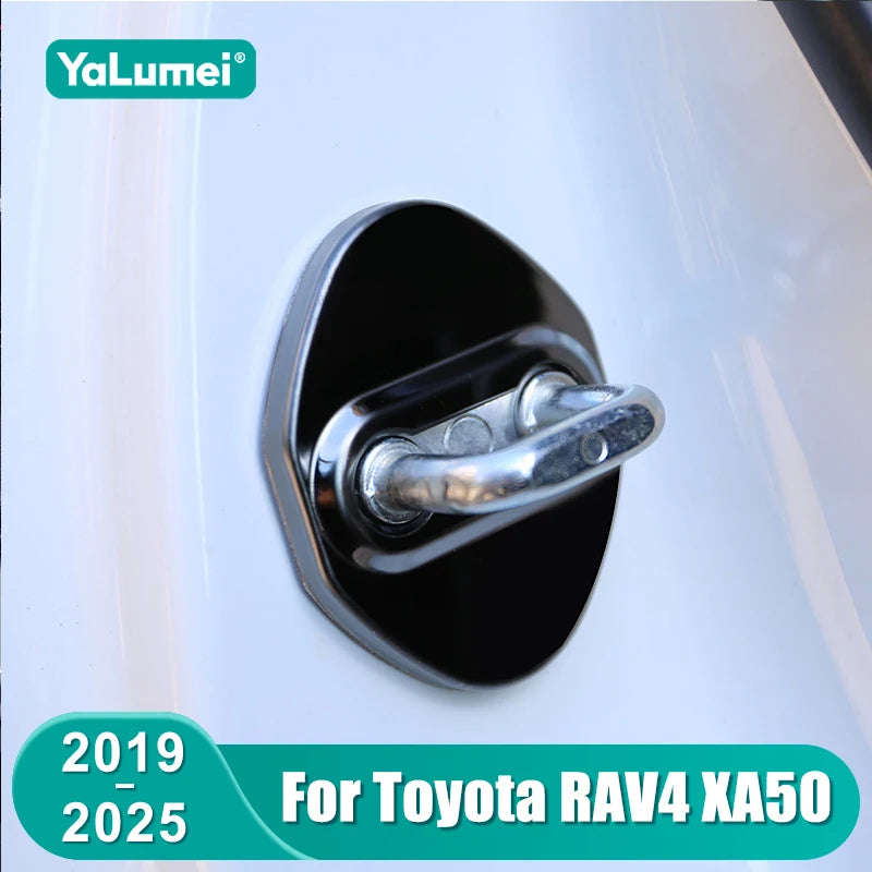 For Toyota RAV4 XA50 2019 2020 2021 2022 2023 2024 2025 RAV 4 Hybrid Car Door Lock Buckle Trim C - Automotive LED Light