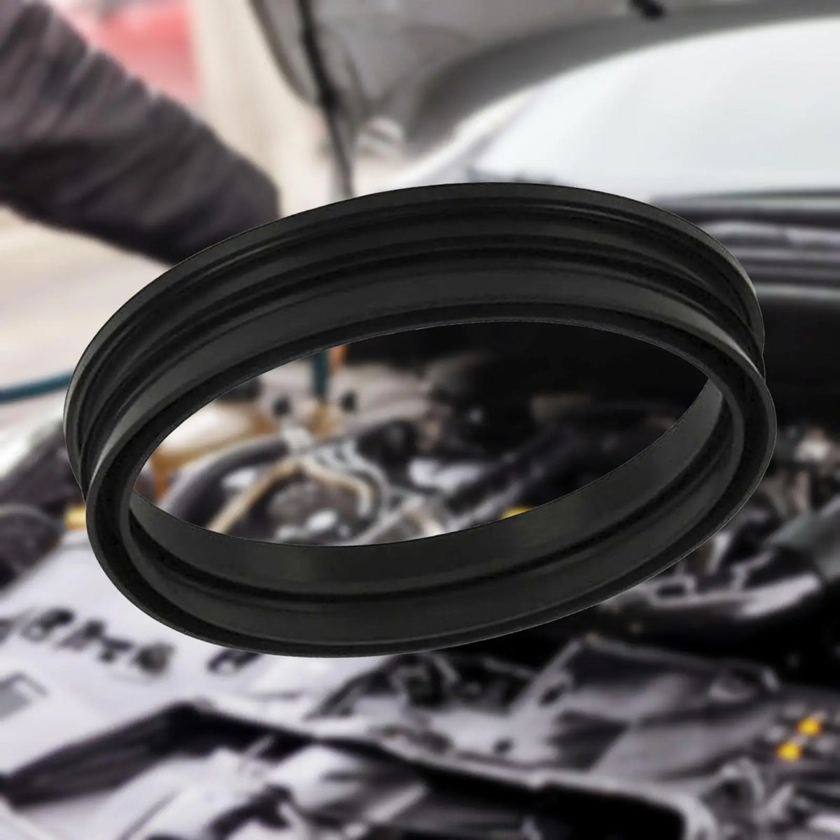 Fuel Tank Pump Seal O Ring 17342-79900 Black Durable Auto Spare Parts Easy to In for Nissan R32 R34 7342-7990 - Automoti