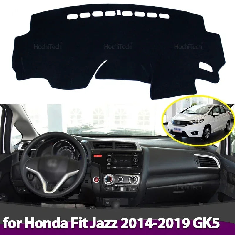 Anti-Slip Dashboard Cover Protective Pad Car Accessories Sunshade Carpet For Hon for Honda GK5 - Automotive LED Light