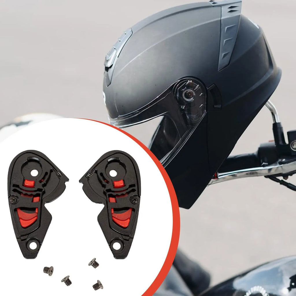 2 Pieces Helmet Visor Base Accessory Replace Parts Simple Installation - Automotive LED Light