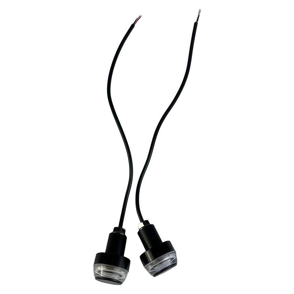 Motorcycle LED Modified Turn Signal Handle Light BWQ-066 with Light Plug, Always on White Light, - LED Motorcycle Light
