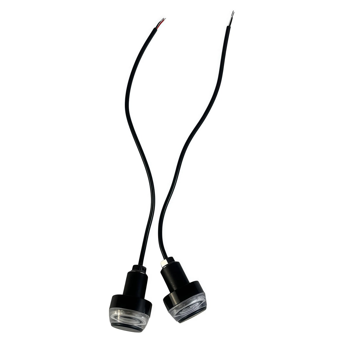 Motorcycle LED Modified Turn Signal Handle Light BWQ-066 with Light Plug, Always on White Light, - LED Motorcycle Light