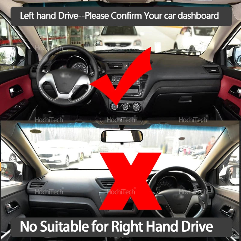 For KIA RIO 3 K2 2012-2016 Russian Versions High Quality Dashboard Mat Dashmat C for KIA K2 2012-2016 - Automotive LED L