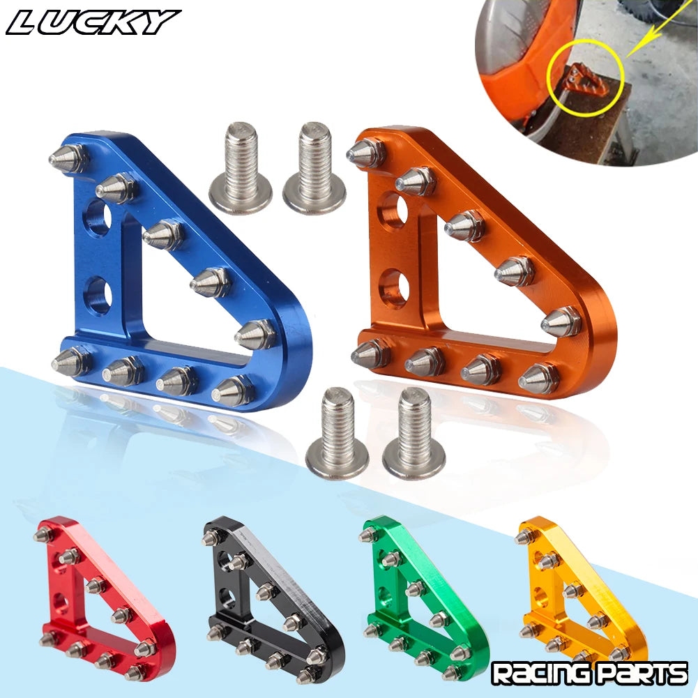 Motorcycle CNC Rear Brake Pedal Step Plate Tip For KTM SX SXF XC XCF XCW XCFW EXC EXCF For Husqv - Automotive LED Light