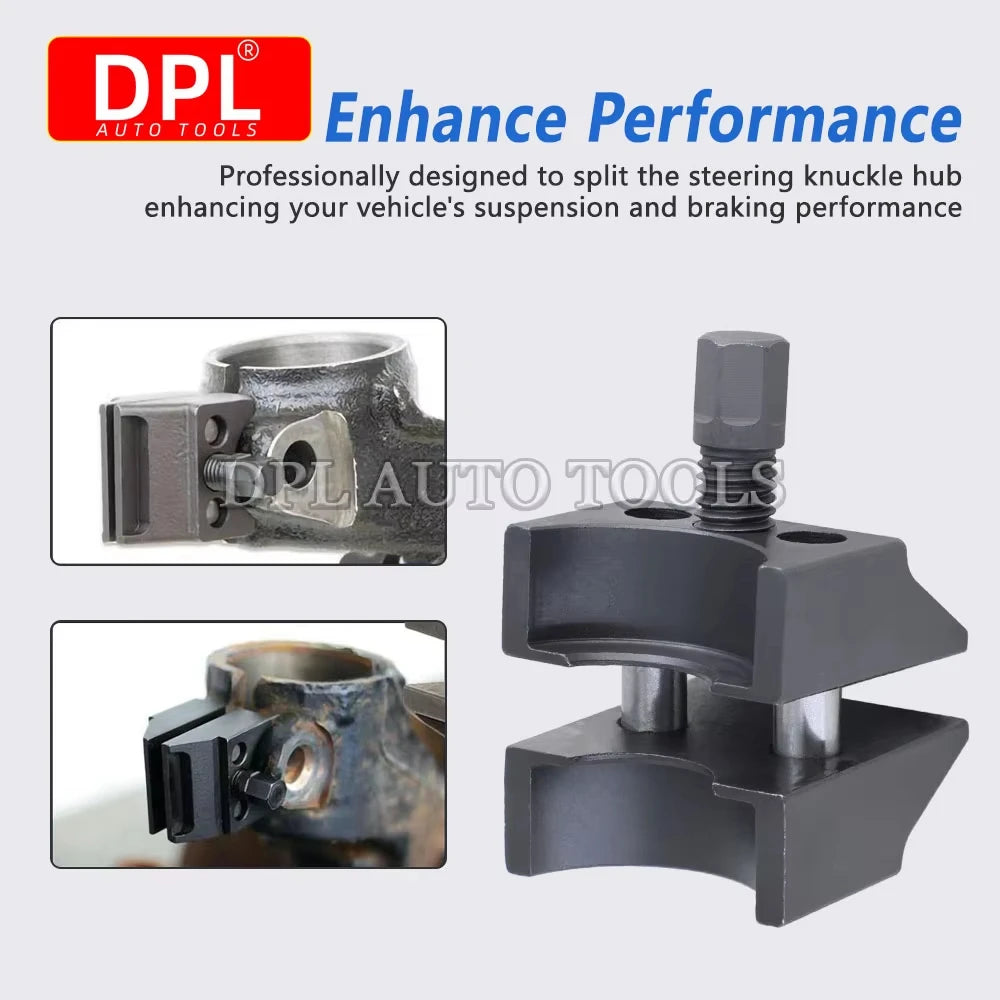 Universal Suspension Strut Split Hub Steering Knuckle Spreader Tool for Volkswagen Audi BMW Ford - Automotive LED Light