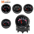 52mm Car Exhaust Gas Temp Gauge Vacuum Oil Pressure Bar PSI Gauge Voltmeter Oil Temperature Wate - Automotive LED Light