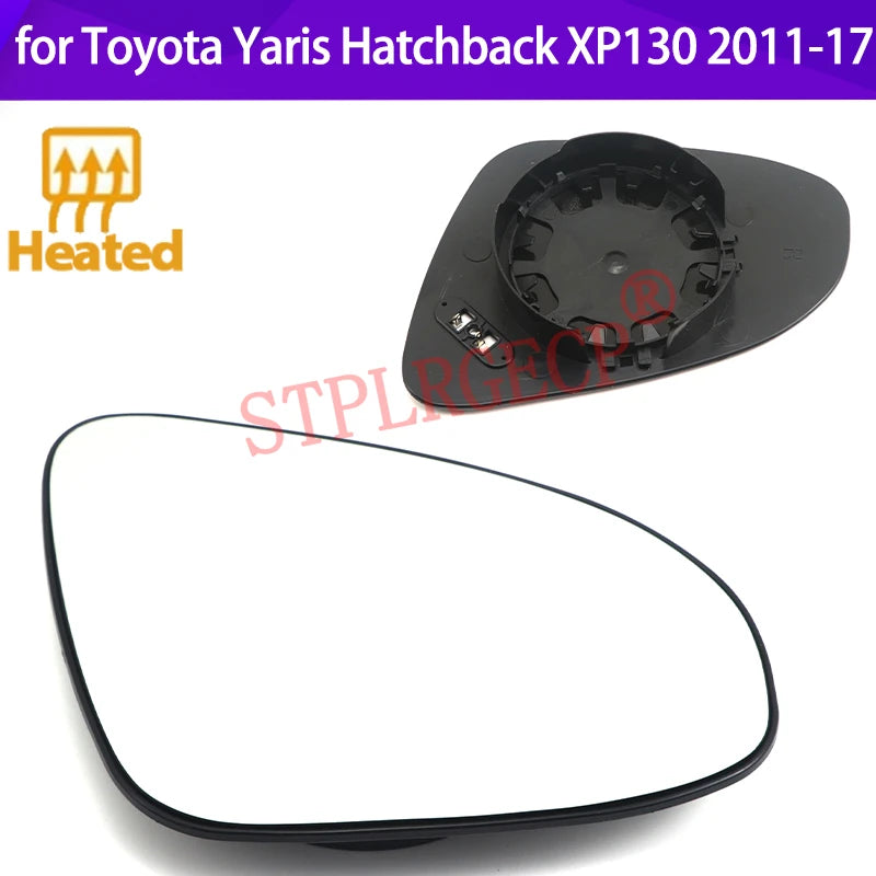 Stplrgecp Passenger Driver Left or Right Door Side Heated Wing Mirror Glass Lens for Toyota 2011-2017 - Automotive LED L