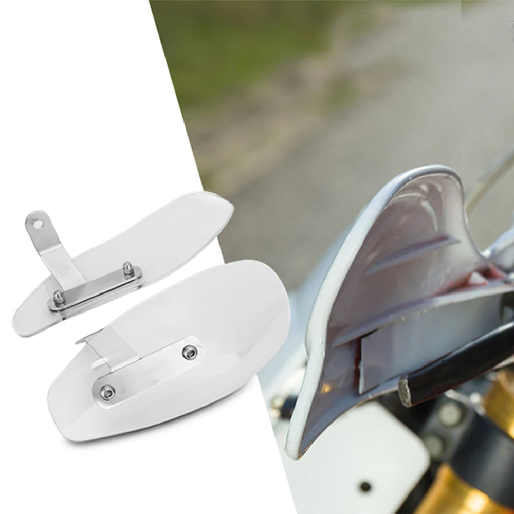 Universal Motorcycle Transparent Hand Guards Handguards Wind Deflector Protectors For Yamaha For - Automotive LED Light