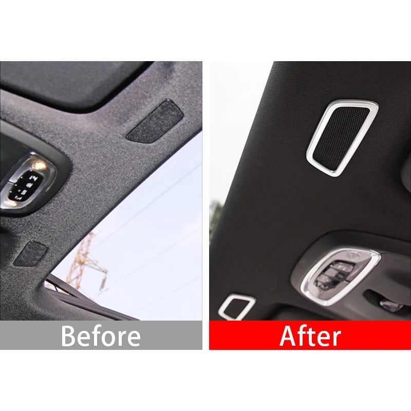 For Volvo XC60 2018 2019 2020 2021 2022 2023 2024 2025 Car Roof Sound Audio Tweeter Speaker Trim - Automotive LED Light