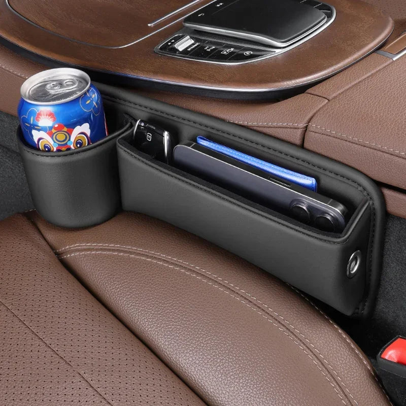 Multifunction Car Seat Gap Organizer Storage Box Pocket Universal Wallet Keys Card Cup Phone Hol - Automotive LED Light