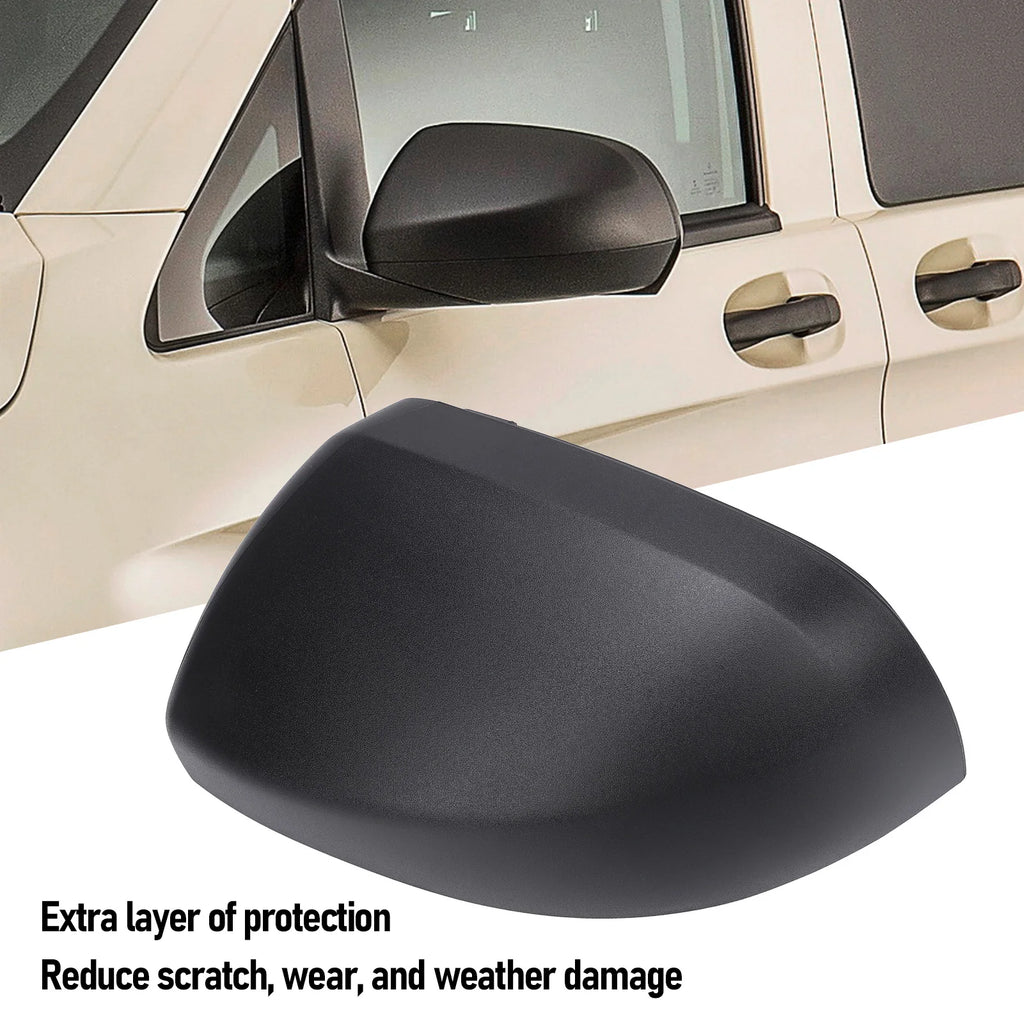 Car Rearview Mirror Cap Black Protective Anti Scratch Long Lasting Use Door Mirror Cap for Vito  - Automotive LED Light