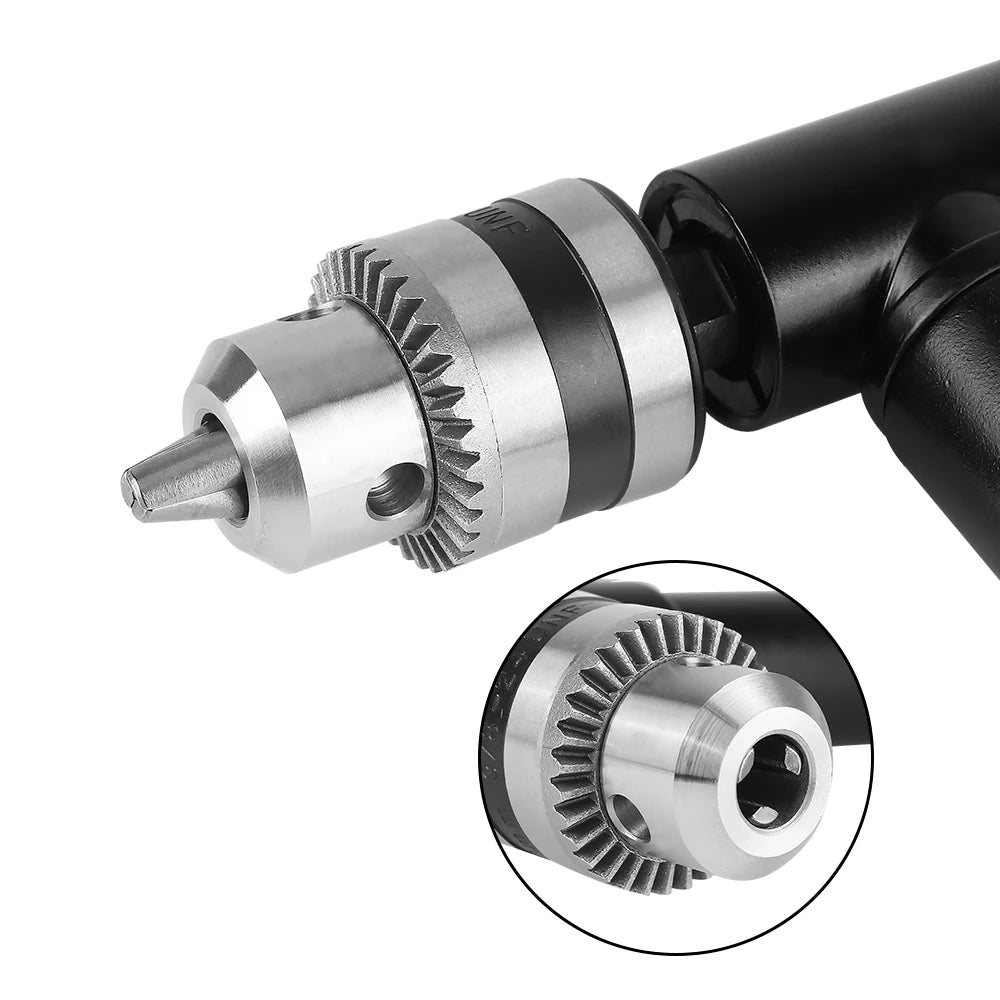 3 Jaw Clip 90 Degrees Right Angle Extender For Electric Drill Bits Adapter Plastic/Metal Chucks  - Automotive LED Light