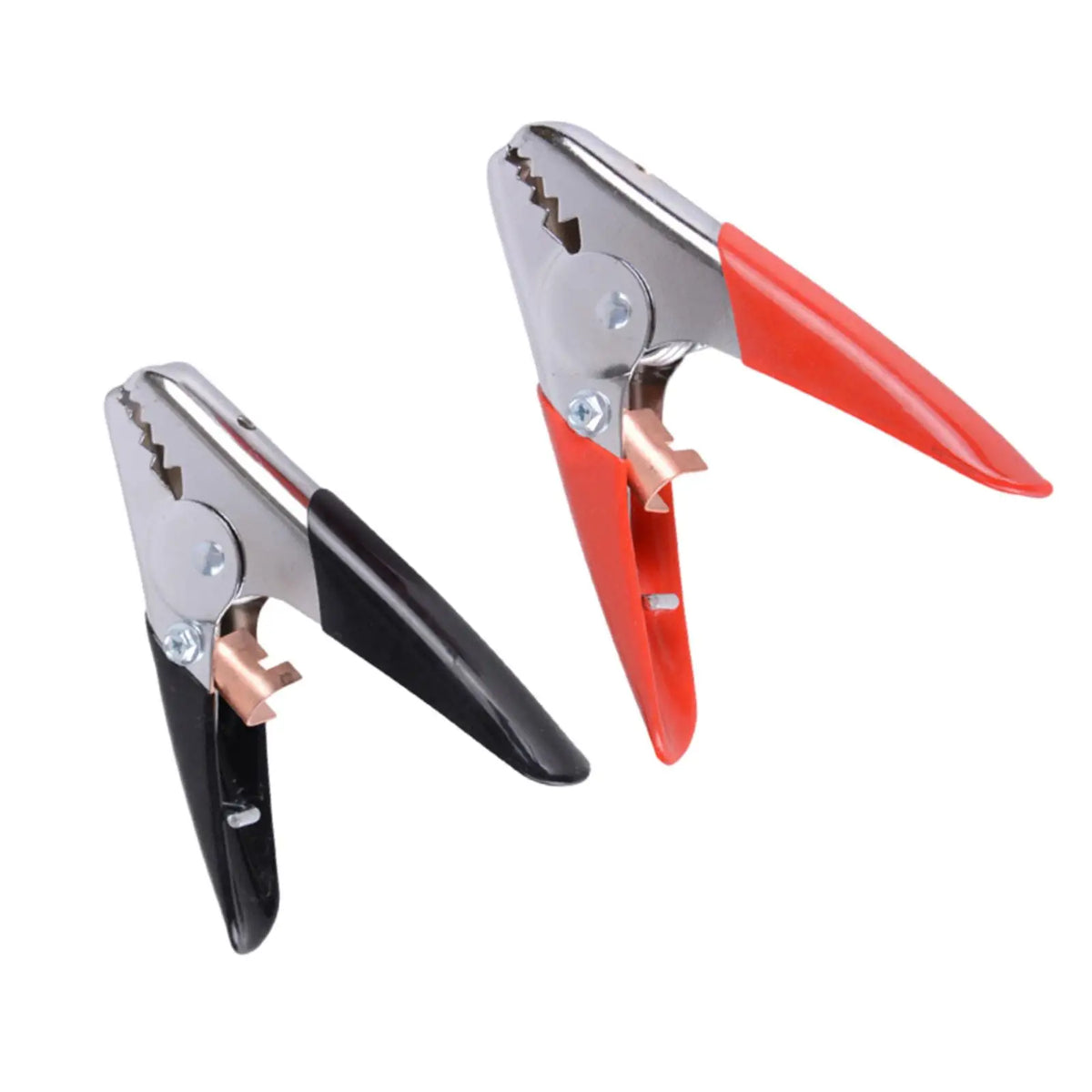 2Pcs Battery Clamps Spare Parts for Jumper Cables Car Battery Charger Clamps for Car Truck SUV R - Automotive LED Light