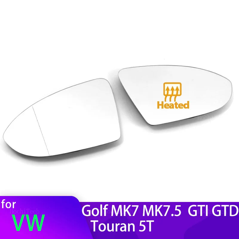 Heated Clear Rear View Side Mirror Glass Lens For Volkswagen VW Golf 7 MK7 / MK7 for Volkswagen MK7 2012-2021 - Automoti