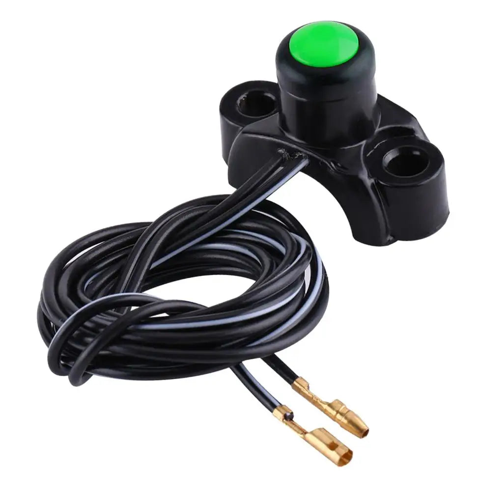 Universal Motorcycle Kill Switch Keys Engine Stop Start Button for ATVs Quad Dirt Bikes Handleba - Automotive LED Light
