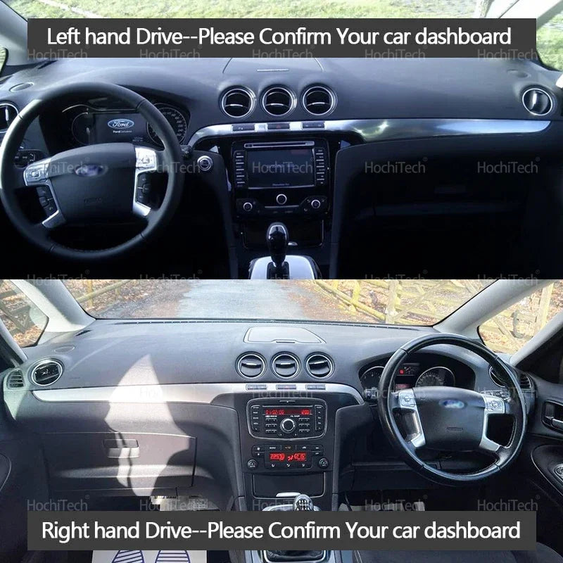 For Ford S-Max 2006-2015 Car Dashboard Cover Protective Pad Dash Board Sunshade  for Ford 2006-2015 - Automotive LED Lig
