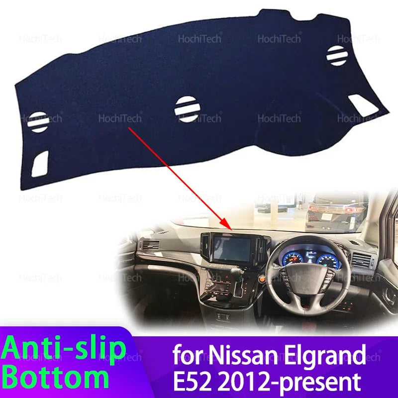 For Nissan Elgrand E52 2012-present Car Dashboard Cover Protective Pad Dash Boar for Nissan E52 - Automotive LED Light