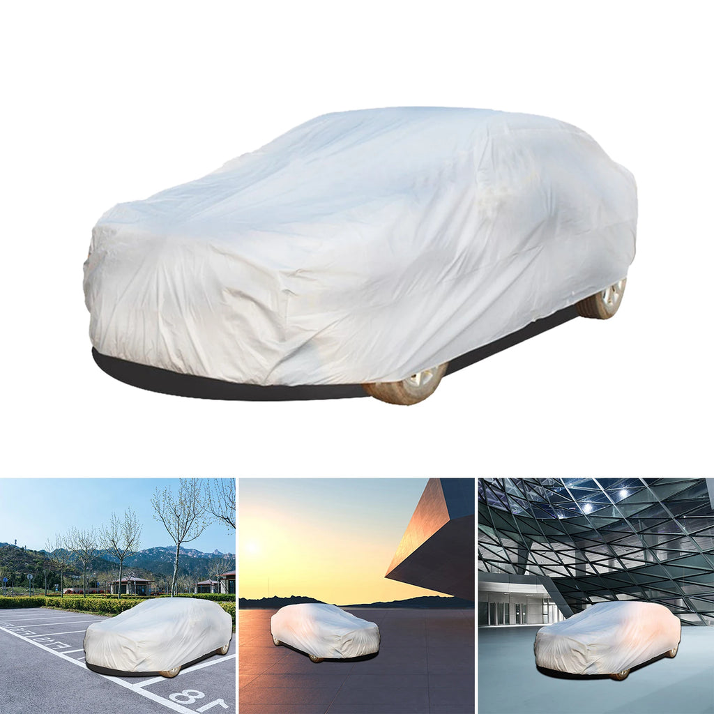 Waterproof Car Covers Outdoor Full Car Cover Sun Protector Universal Fit For SUV Sedan Truck Sno - Automotive LED Light