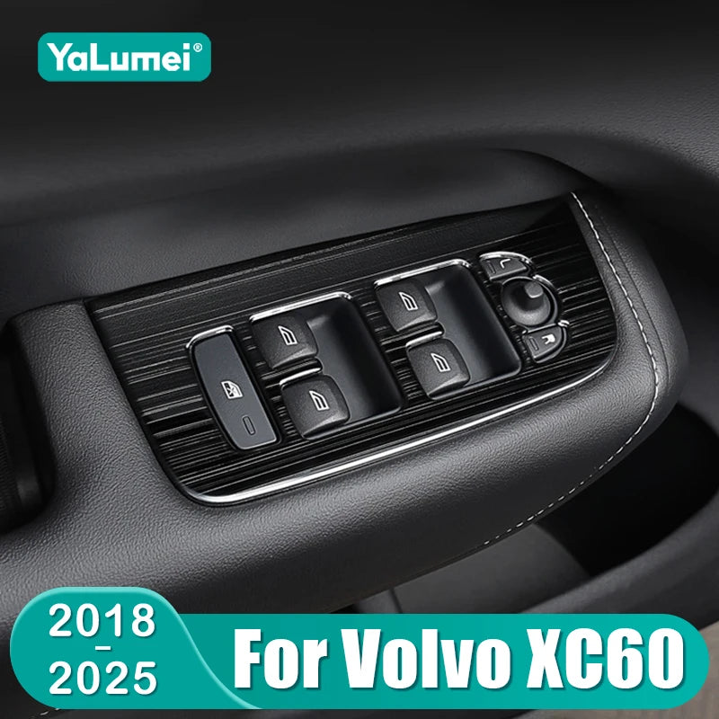 For Volvo XC60 2018 2019 2020 2021 2022 2023 2024 2025 Car Window Glass Lift Switch Button Panel - Automotive LED Light