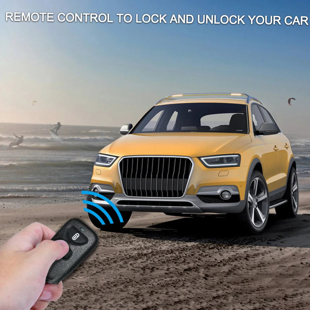 12V Universal Car Auto Remote Central Kit Door Lock Locking Vehicle Keyless Entry System with 2  - Automotive LED Light