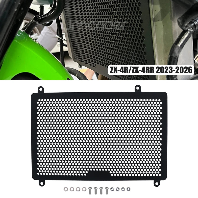 For Kawasaki ZX4R ZX4RR 2026 Motorcycle Radiator Guard Protect Grille For ZX-4RR ZX-4R SE 2023 2 - Automotive LED Light