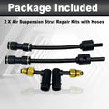 2PCS Car Suspension Elbow Air Strut Repair Kit With Hoses For Jeep Grand Cheroke for Jeep 2011-2020 - Automotive LED Lig