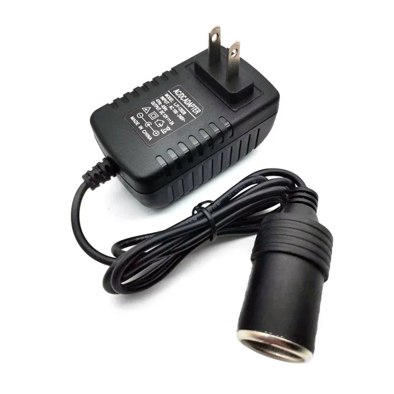 Car Cigarette Lighter Adapte 220V to 12V 2A DC Power Converter Charger Transformer Cigar Lit Lig - Automotive LED Light