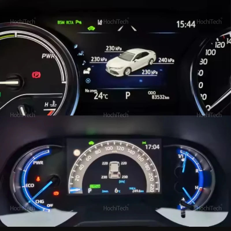 For Toyota RAV4 Wildlande XA50 5th 2019-2024 TPMS Tire Digital LCD Display Auto  for Toyota RAV4 XA50 2019-2024 - Automo