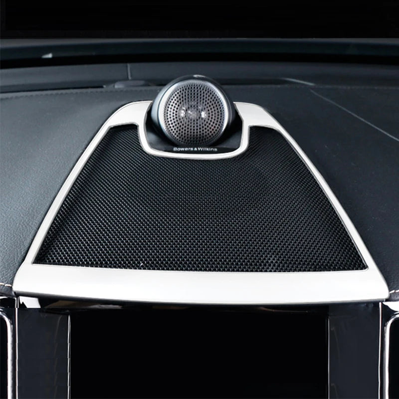 For Volvo XC60 2018 2019 2020 2021 2022 2023 2024 2025 Stainless Steel Car Dashboard Audio Speak - Automotive LED Light