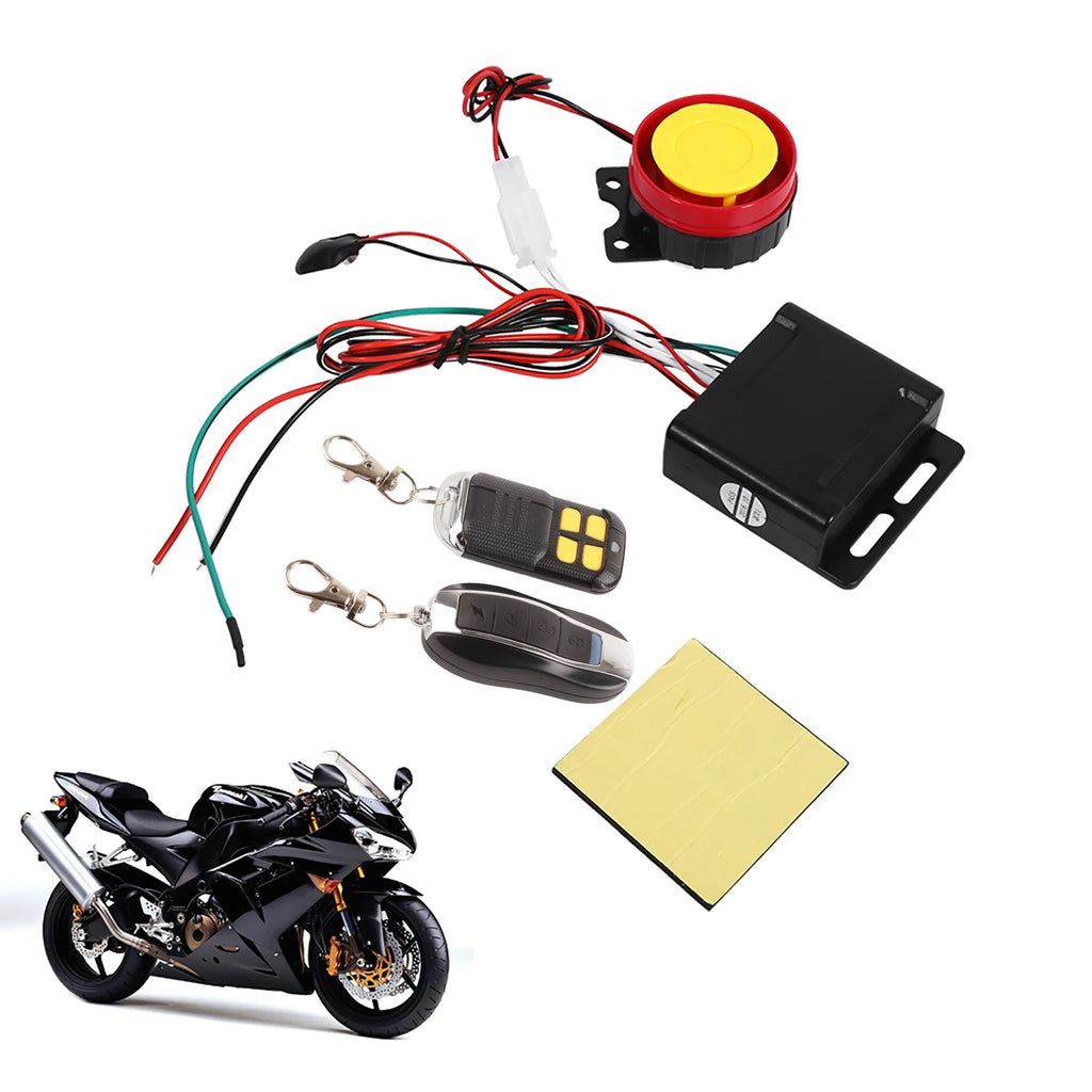Motorcycle Anti-Theft Alarm System Wireless Remote Engine Starter Stop with Remote Controller Ke - Automotive LED Light