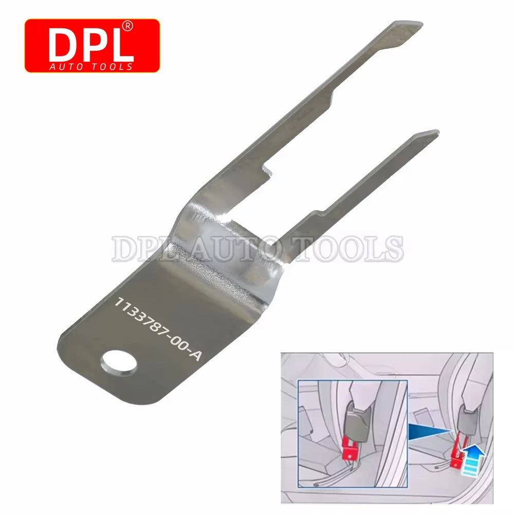 Car Seat Belt Release Tool Unbuckle Car Seat Buckle Release Aid Compatible with  for Seat Model 3 - Automotive LED Light