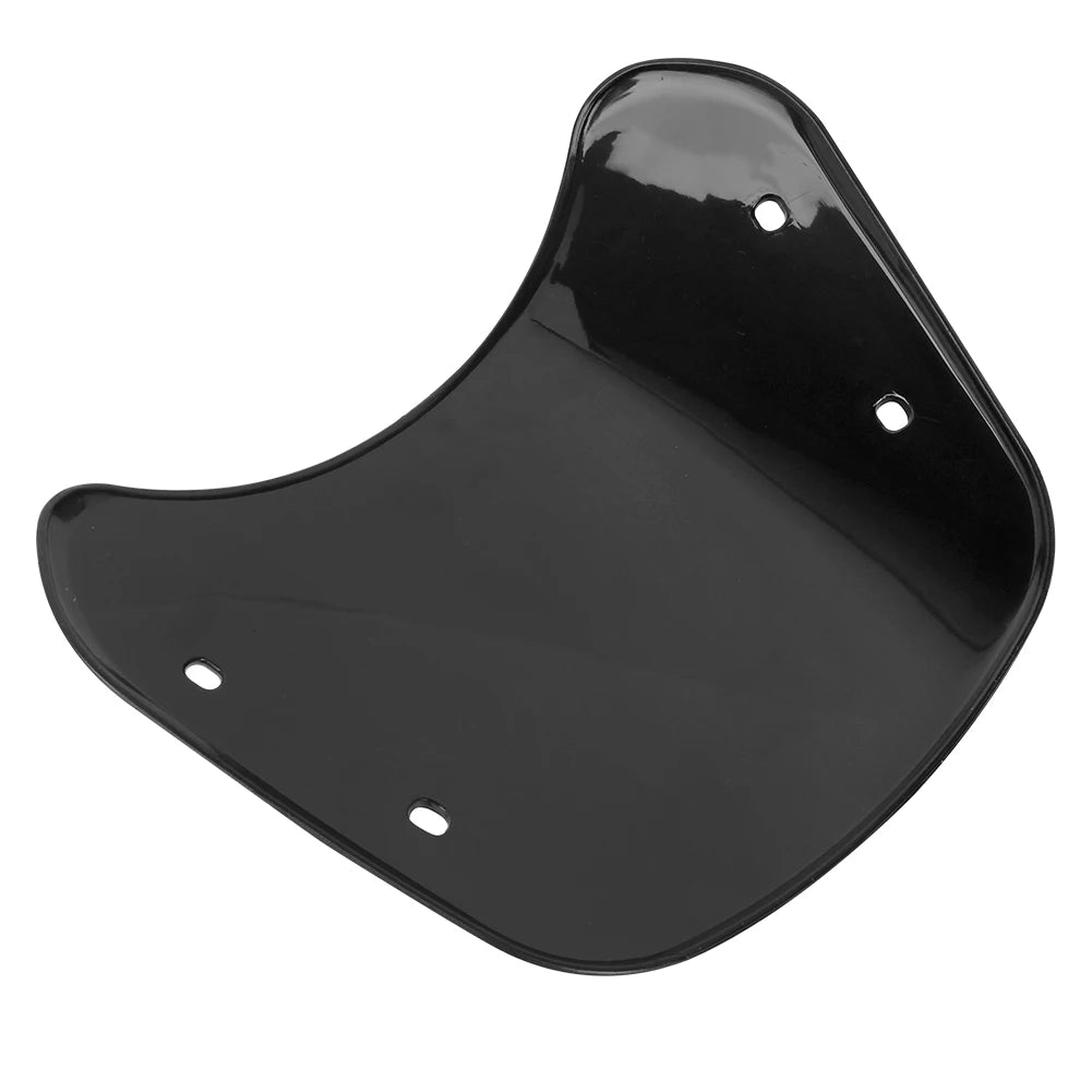 Motorcycle Black Universal 6.5"-9.45" Headlight Adjustable Windscreen Wind Deflector Windshield  - LED Motorcycle Light