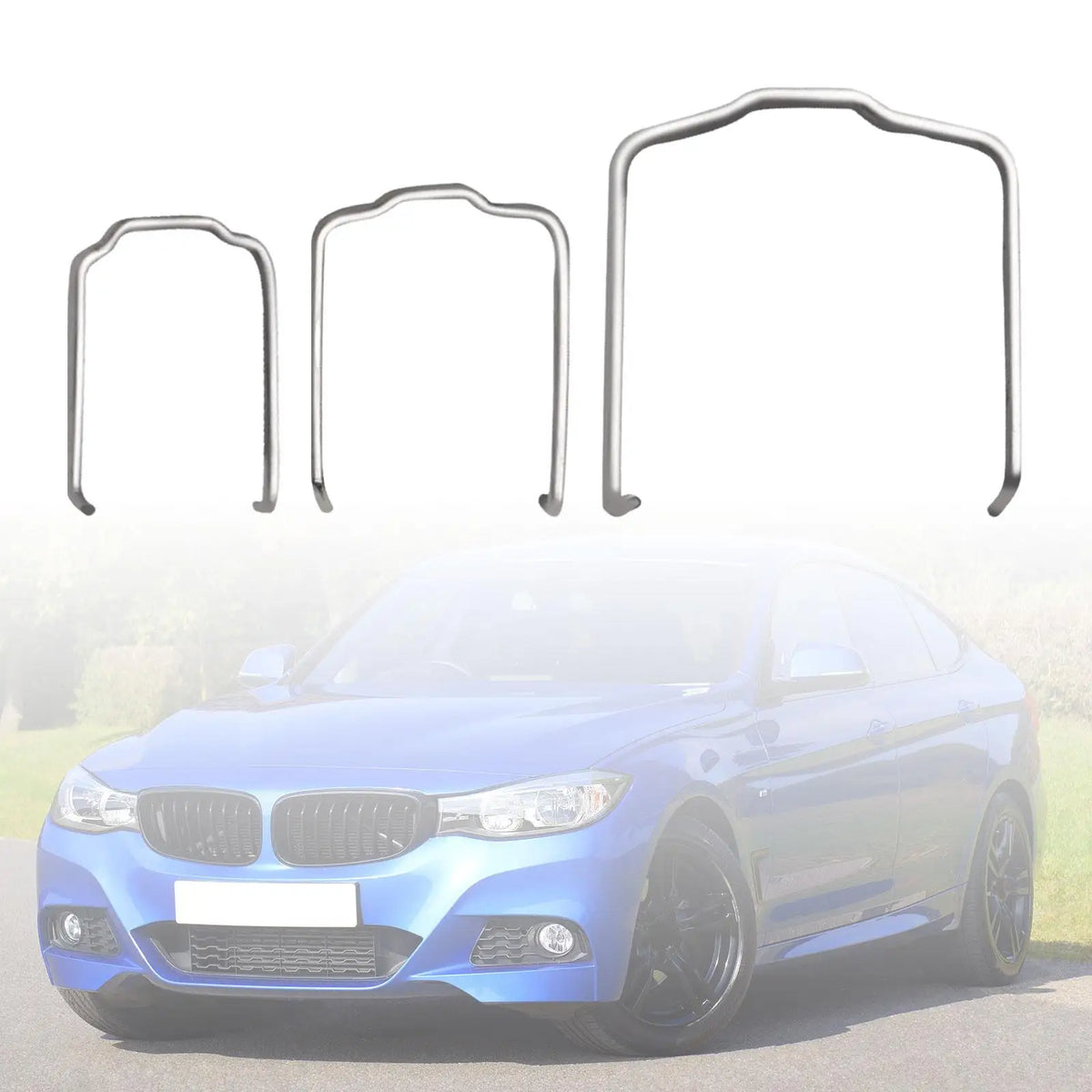 Replacement Radiator Hose Retaining Springs Metal Horse Shoe Clips Auto Pipe Connector for BMW E - Automotive LED Light