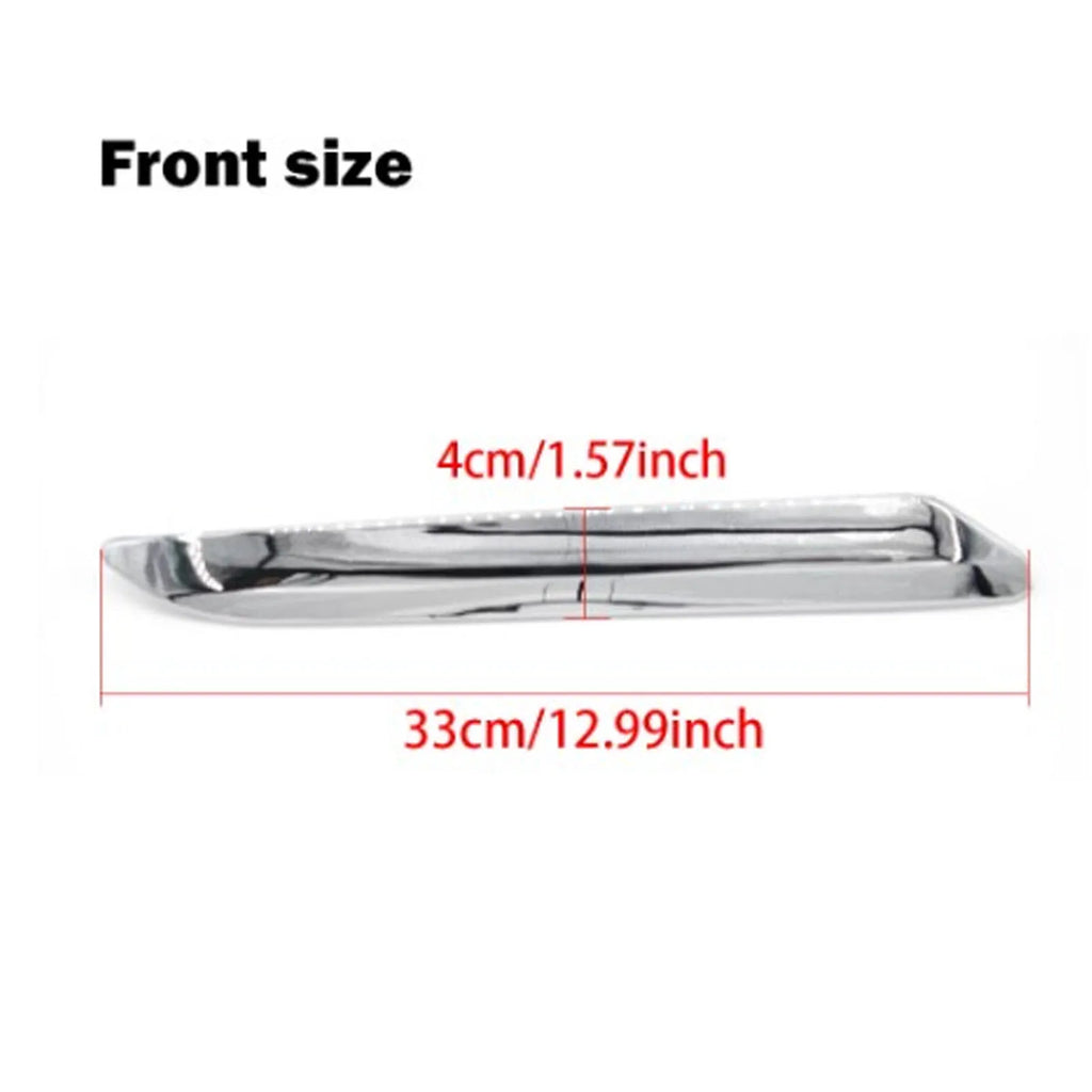Car Front Bumper Strip Left Right Anti Scratch Chrome Silver Replacement for Cit for X7 C5 - Automotive LED Light