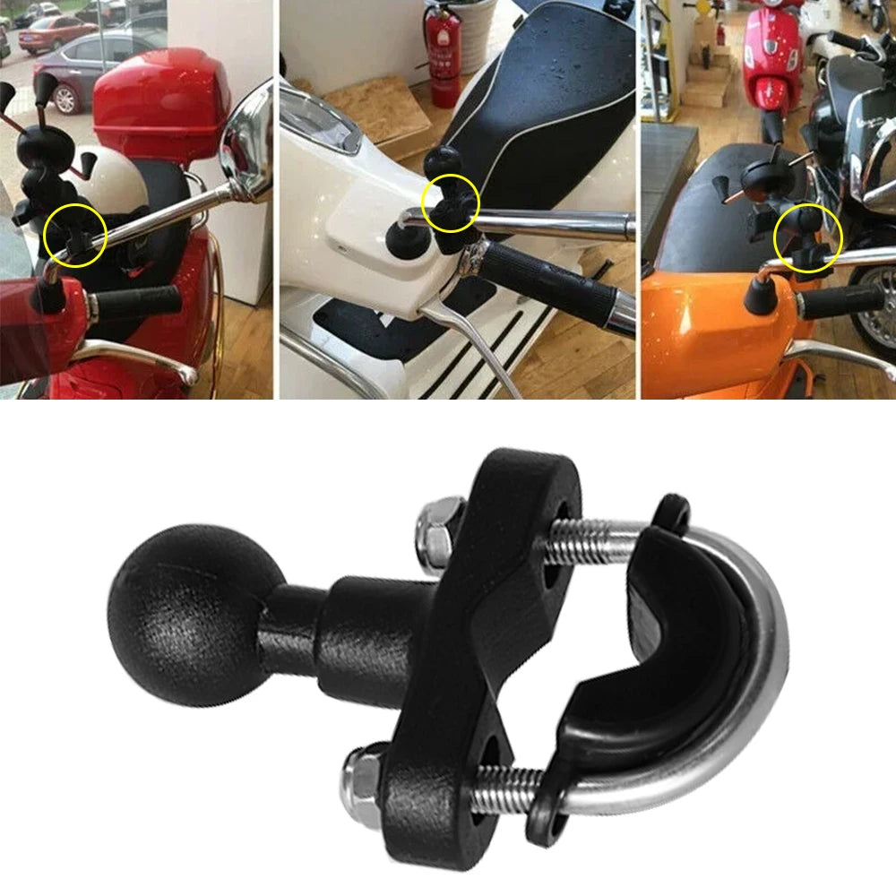 Motorcycle Handlebar Accessories U Bolt Mount Base Kit 2.2cm Ball Clamp Bracket for Motorbike Ph - Automotive LED Light