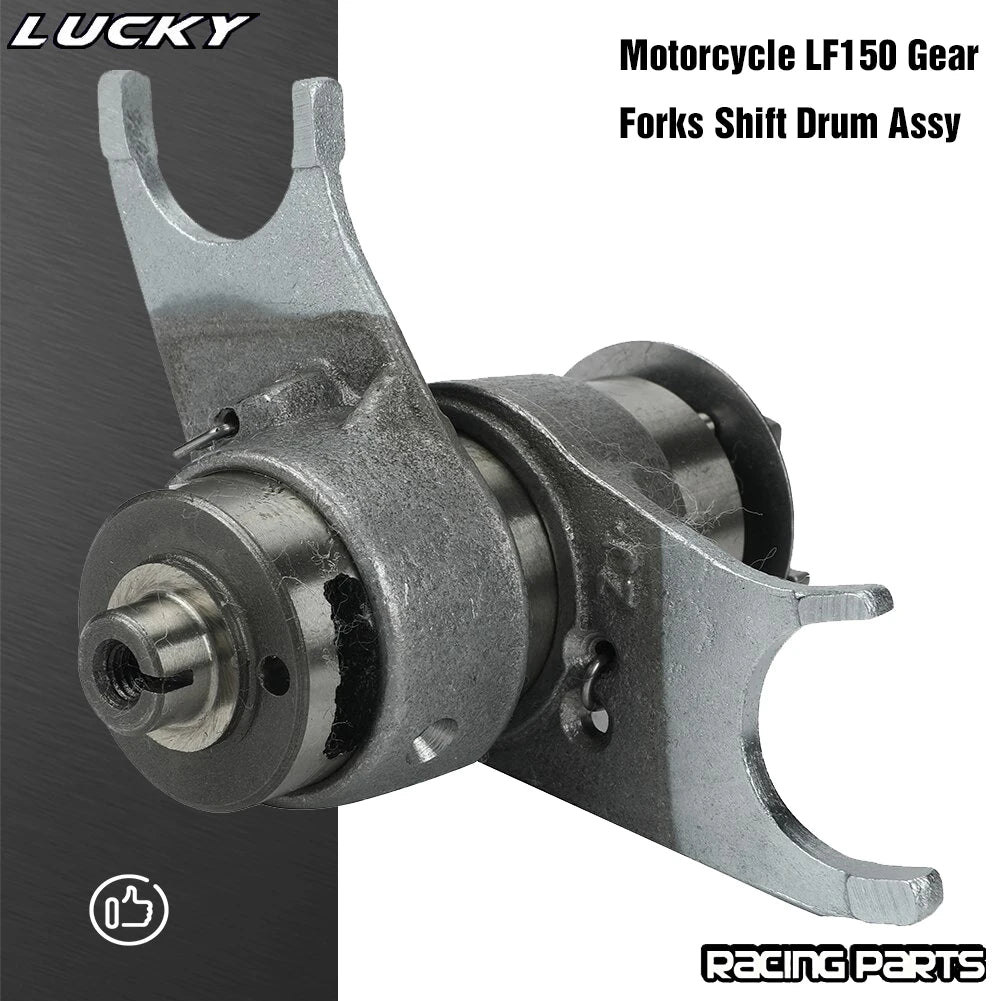 Motorcycle LF150 Gear Forks Shift Drum Assy For Lifan 150 1P56FMJ 150cc Horizontal Kick Starter  - Automotive LED Light
