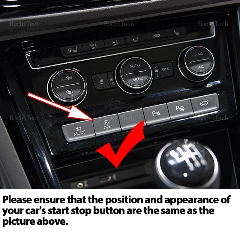 For VW Touran 5T 2016-22 Automatic Stop Start Engine System Device OFF Button Control Sensor Plu - Automotive LED Light