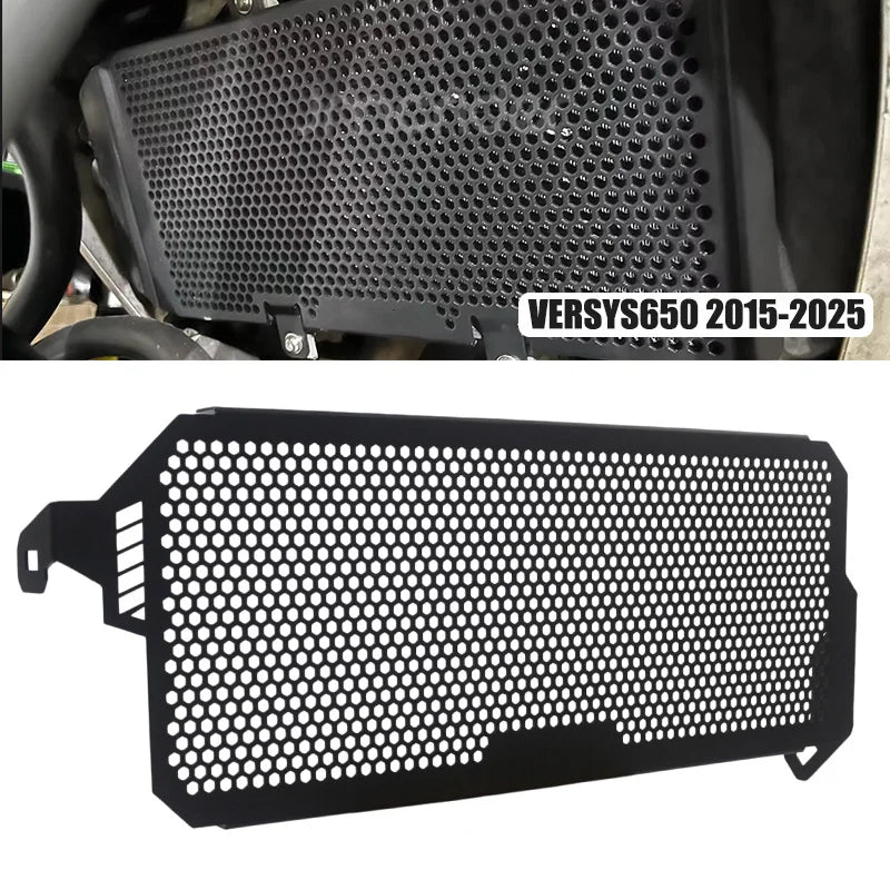 Motorcycle Radiator Grill Guard Grille Protector Cover For Kawasaki Versys 650 2015-2019 2020 20 - Automotive LED Light
