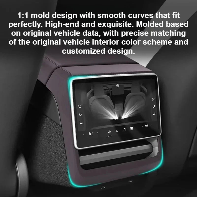 For Tesla Model Y Juniper/Model 3 2025 Up Rear Screen Frame Ventilation Mask Pro for Tesla Model 3 Model Y - Automotive